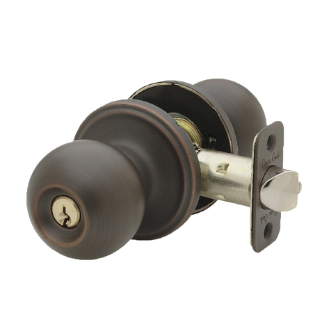 COPPER CREEK Ball Knob Keyed Entry Function, Tuscan Bronze BK2040TB